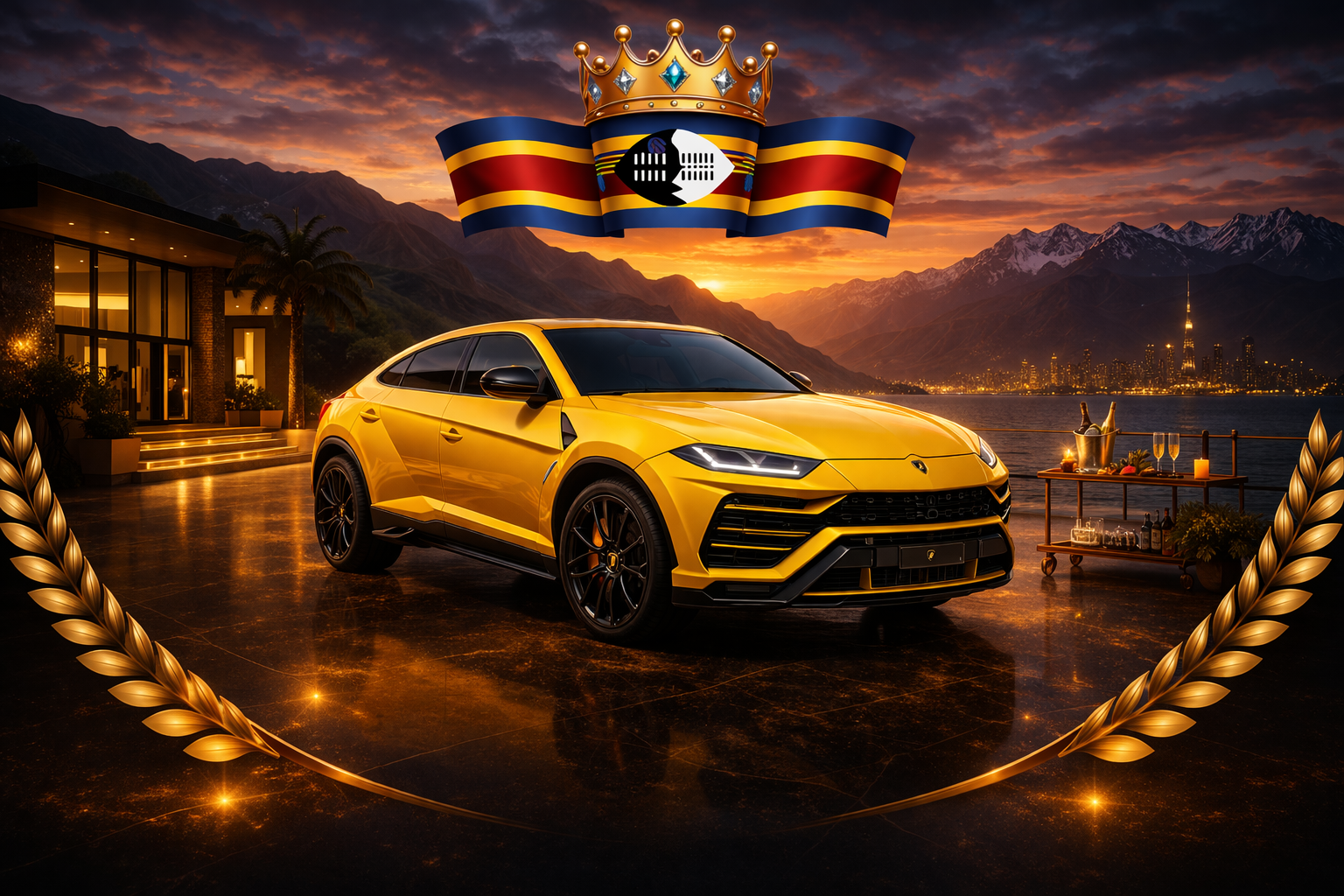 Lamborghini Urus prize photography